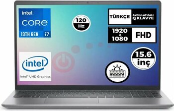 Dell Vostro 3530 Intel Core I7-1355U 64 GB RAM 2 TB SSD 15.6 inç FHD 120Hz Windows 11 Pro Taşınabilir Bilgisayar N1601PVNB3530U 017
