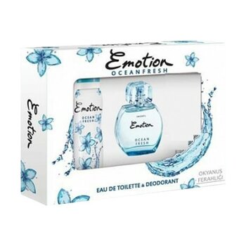 Emotion Ocean Fresh Kadın Parfüm Seti – Edt 50 ml + Deo Sprey 150 ml