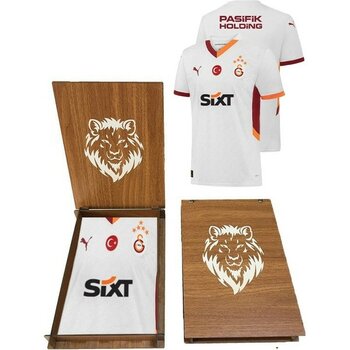 Galatasaray Orijinal 2024/2025 5 Yıldız Deplasman Forma Ahşap Kutu Hediyeli - 2XL - Beyaz