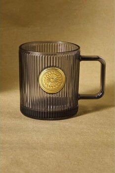 Karaca Madalyon Mug 340 Ml Gri