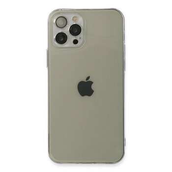 Apple İphone 12 Pro Max Kılıf Fly Lens Silikon - Şeffaf