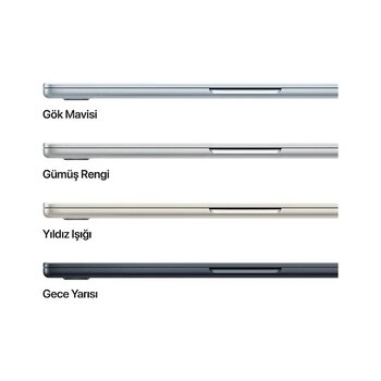 Apple Macbook Air Mw0w3tu/a M4 16 Gb 256 Gb Ssd 13.6" Macos Dizüstü Bilgisayar