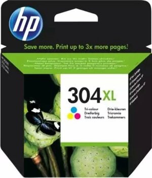 HP 304XL Üç Renkli 300 Sayfa N9K07AE Mürekkep Kartuşu