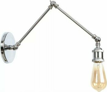 Dylight Retro Metal Dekoratif Mafsallı Akrobatik Krom Duvar Aplik