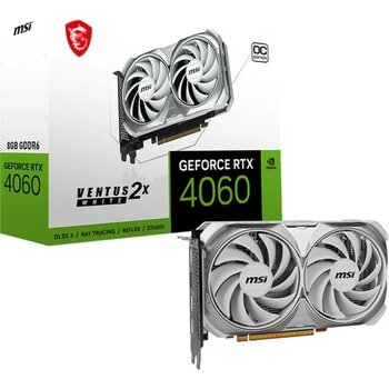 MSI GeForce RTX 4060 Ventus 2X White 8GB GDDR6 Ekran Kartı