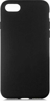 Adige Apple iPhone 7 Kılıf Lansman Içi Kadife Silikon + Ekran Koruycu - Siyah