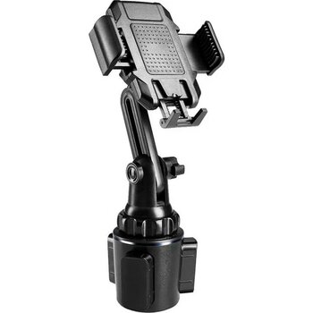 360DEGREE Siyah Evrensel Ayarlanabilir Gooseneck Kupası Cep Telefonu Tutucu Standı
