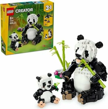 Lego Creator 3'ü 1 Arada Vahşi Hayvanlar: Panda Ailesi 8+ 626 Parça Vahşi Hayvanlar Oyuncak Yapım Seti