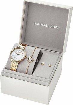 Michael Kors MK1065SET Kadın Kol Saati Bileklik ve Küpe Seti