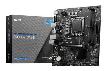 Msı Pro H610m-E Soket 1700 Ddr5 5600mhz(Oc) Hdmi Vga M.2 Usb3.2 1x 1g Lan Matx
