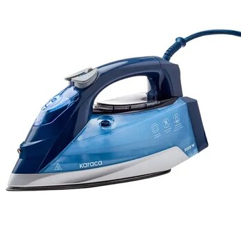 Karaca Vantuz İrona Mavi Buharlı Ütü