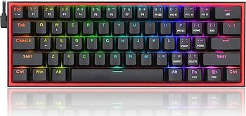 Redragon K617 FIZZ Siyah Mekanik Kablolu Oyuncu Klavyesi