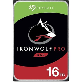 Seagate Ironwolf Pro 16 Tb 7200RPM 256MB Sata3 300TB/Y Rv Nas (ST16000NE000)