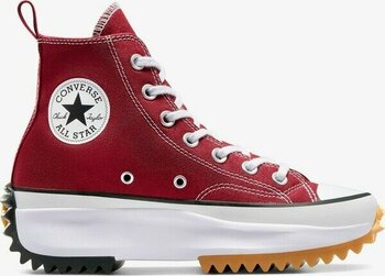 Converse Run Star Hike Unisex Kırmızı Platform Sneaker - 642-Kırmızı - 43