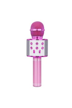 Torima WS-858 Pembe Bluetooth Aux USB SD Kart Karaoke Mikrofon