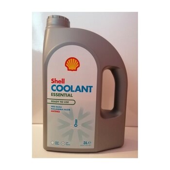Shell Coolant Essential Kullanıma Hazır Antifriz 3L Yüksek Sıcaklık Koruması Sağlar