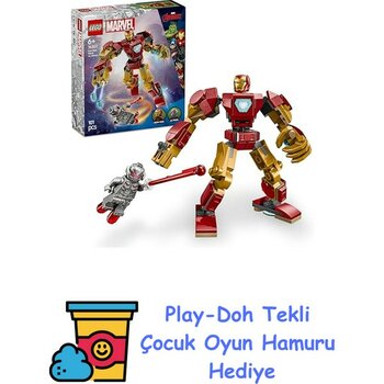 LEGO | Marvel Iron Man Robotu, Ultron’a Karşı 76307-6 Yaş ve Üzeri Süper Kahraman Sevenler Için Yaratıcı Oyuncak Yapım Seti, Doğum Günü Hediyesi (1...
