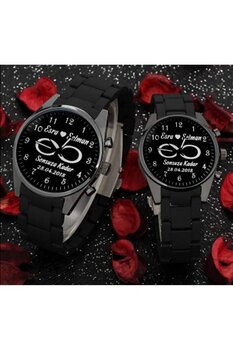Bika Time Kişiye Özel İsimli Kol Saati Sevgili Saatleri Çift Saatle