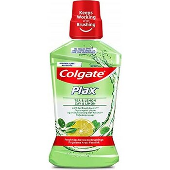 Colgate Plax Çay & Limon Alkolsüz Gargara 500 ml 1 Paket (1 x 500 Ml)Ağız Çalkala
