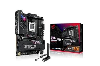 Asus Rog Strix B850-E Oyun Wifi Anakart Soketi Amd Am5 (Amd B850, E-Atx, Ddr5 Bellek, Pcıe 5.0, Wifi 7, 2X Pcıe 4.0 M.2, Aura Sync)