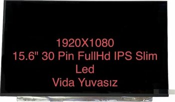 Nv156fhm-n6a V8.1 15.6 '' 30 Pin 1080p Fullhd İps Slim Led Ekran A+ Kalite