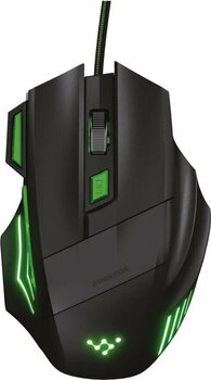 Polosmart PGM07 RGB Led Aydınlatmalı 3600 DPI Kablolu Oyuncu Gaming Mouse Yeşil