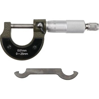 Mikrometre 0-25 mm Ölçüm Doğruluğu 0,001 mm