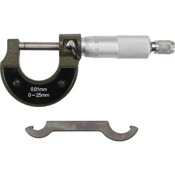 Mikrometre 0-25 mm Ölçüm Doğruluğu 0,001 mm