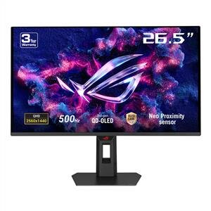 Asus 27 Xg27aqdpg Rog Strıx 0.3Ms 500Hz Qd-Oled Qhd Gamıng Monıtor
