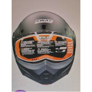 Sway 907 stratos  Çene Açılır Kask Vizörü L beden için