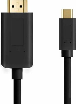 Qgeem QG-UA11 1.8 m Siyah Type-C To HDMI Kablo