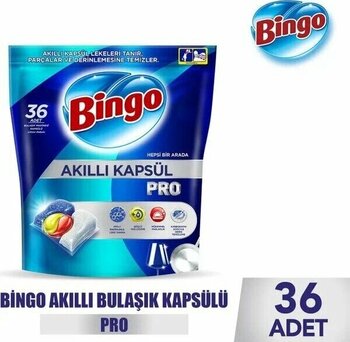 Bingo Akıllı Kapsül Pro 36 Bulaşık Makinesi Deterjanı Tableti