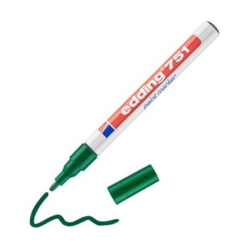 Esranın Dünyası Edding 751 Boya Kalemi - Yeşil - 1 Kalem - Yuvarlak Uç 1-2 mm