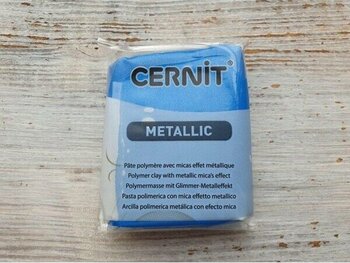 Cernit Metallic Polimer Kil 56G Blue 56200