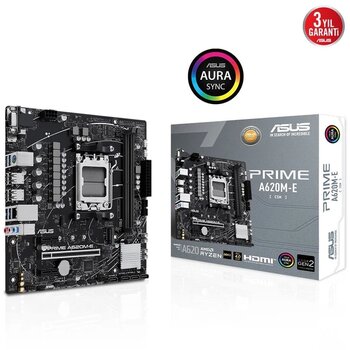 Asus Prıme A620m-E-Csm Ddr5 M.2 Hdmı Matx Am5