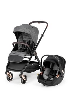 Kanz X-Go Ultimate Travel Sistem Bebek Arabası Rose Gold Gri