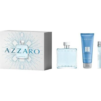 Azzaro Chrome 75 ml Shampoo+Edt 100 ml+Edt 10 ml Erkek Parfüm Seti