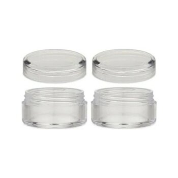 2'li Mini Kutu Şişe, 10ML Takı Saklama Için Şeffaf Kapaklı