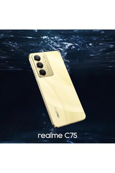 realme C75 NFC IP69 - 24 GB RAM (8+16 DİNAMİK RAM) 256 GB bluetooth Kulaklık Hediyeli