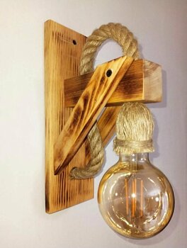 pagus Aplik Ahşap Aplik Duvar Lambası Cafe Otel Restorant Için Ahşap Aplik Duvar Lambası