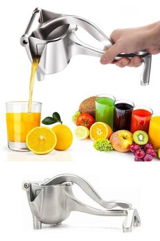 Tristar Fruit Press Alüminyum Meyve Sıkıcağı Manuel Meyve Suyu Sıkacağı Aluminyum
