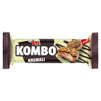 Eti Kombo Bisküvi 18 X 96 G Kremalı (2'li Paket)