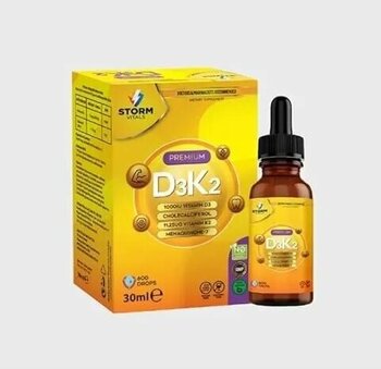 Storm Vitals Vitamin D3 K2 30 ml Damla