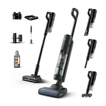 Yeni Aqua Trio 7000 Serisi Kablosuz Şarjlı Dikey Süpürge Islak Kuru Dik Süpürge Xw - Beyaz