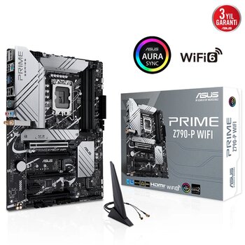 Asus Prıme Z790-P Wıfı6 Ddr5 Hdmı Dp Pcıe 4.0 1700P Atx