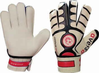 Avessa Kaleci Eldiveni Avuç Içi Lateks NO10 Cırtlı Siyah