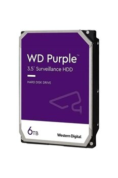 WD WESTERN DİGİTAL Purple 6TB 5400rpm 64MB Sata3 7/24 Güvenlik 3.5'' Harddisk (WD62PURZ)