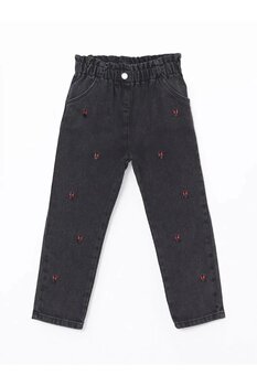 LC Waikiki Rodeo Siyah Kız Çocuk Jean Pantolon