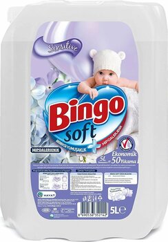 Bingo Soft Sensitive Yumuşatıcı 50 Yıkama 5 lt