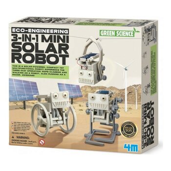 4M 3ü 1 Arada Mini Solar Robotu 3377